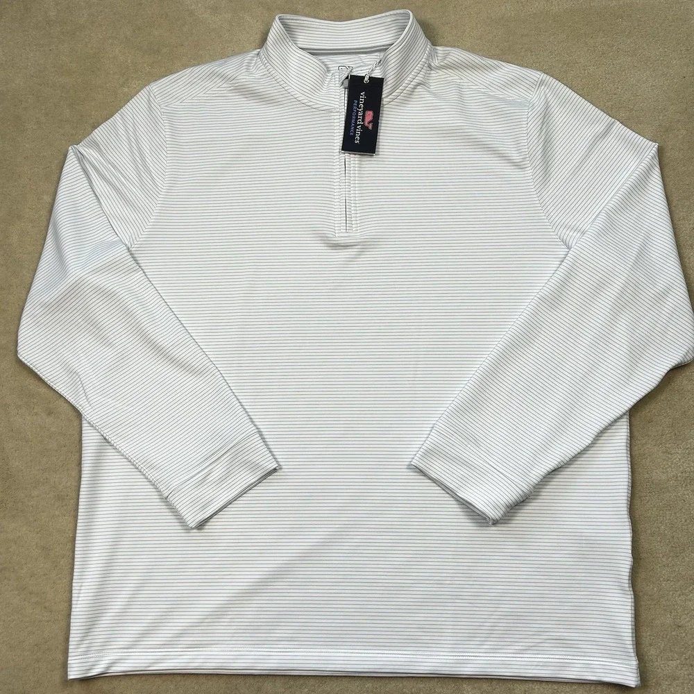 Vineyard Vines Performance Clubhouse Quarter Zip Mens XXL Golf Stretch
